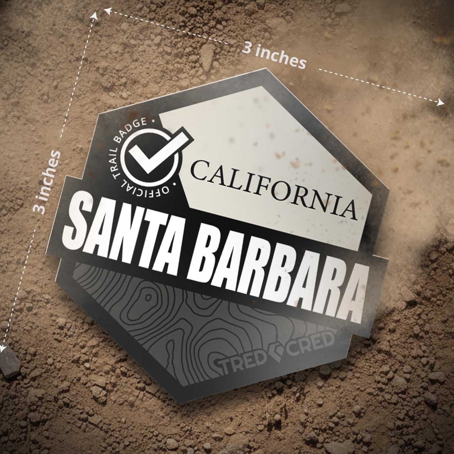 Sticker: Santa Barbara
