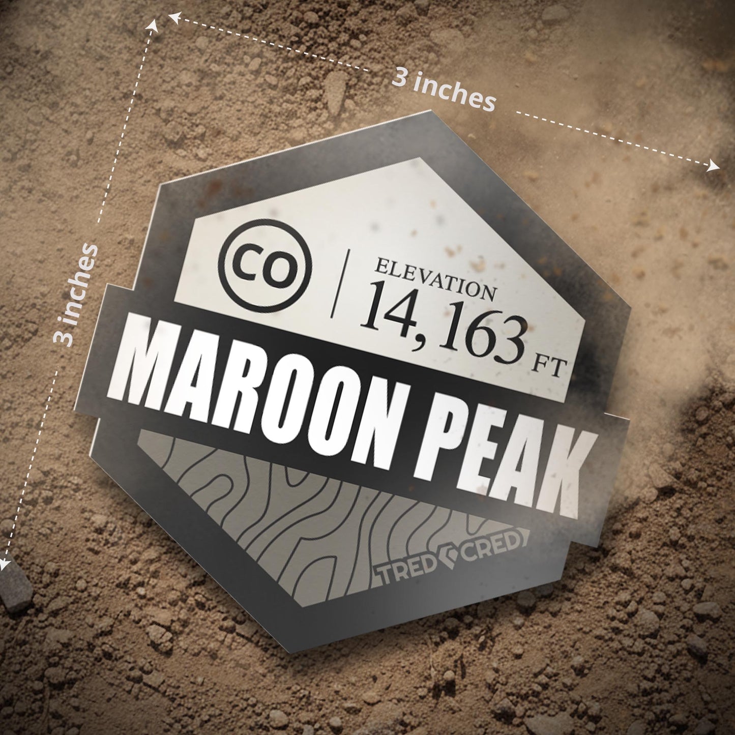 Sticker: Maroon Peak