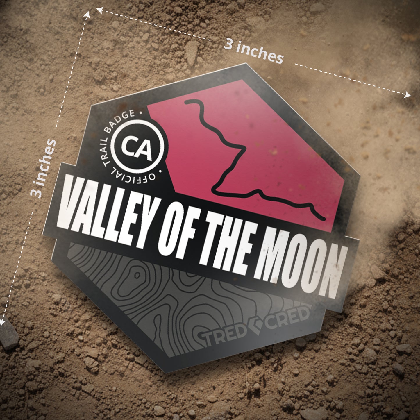 Sticker: Valley of the Moon