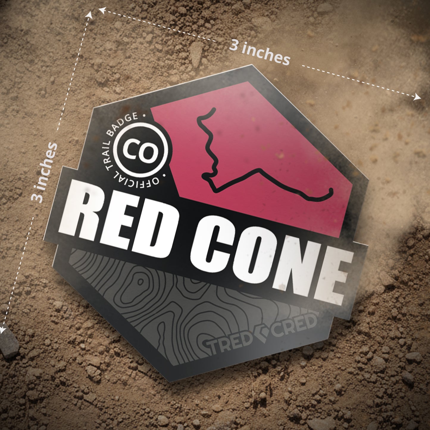 Sticker: Red Cone