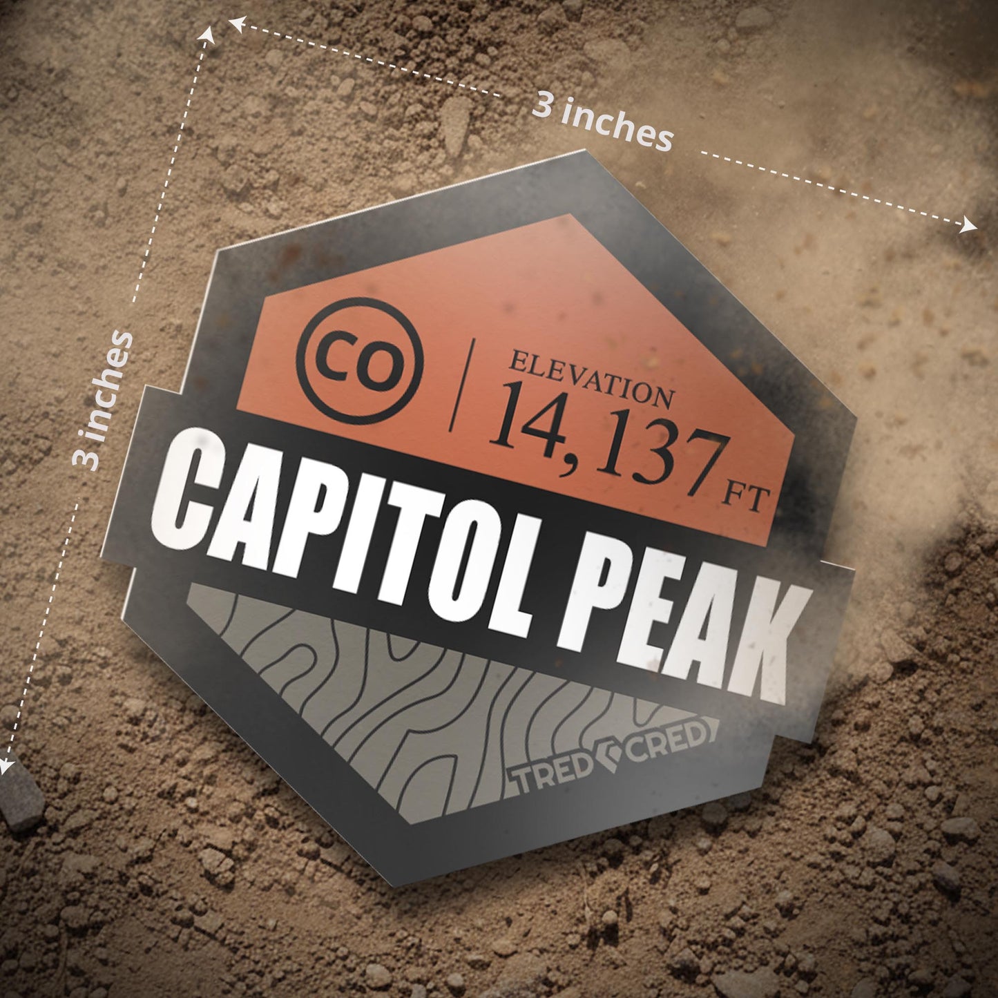 Sticker: Capitol Peak