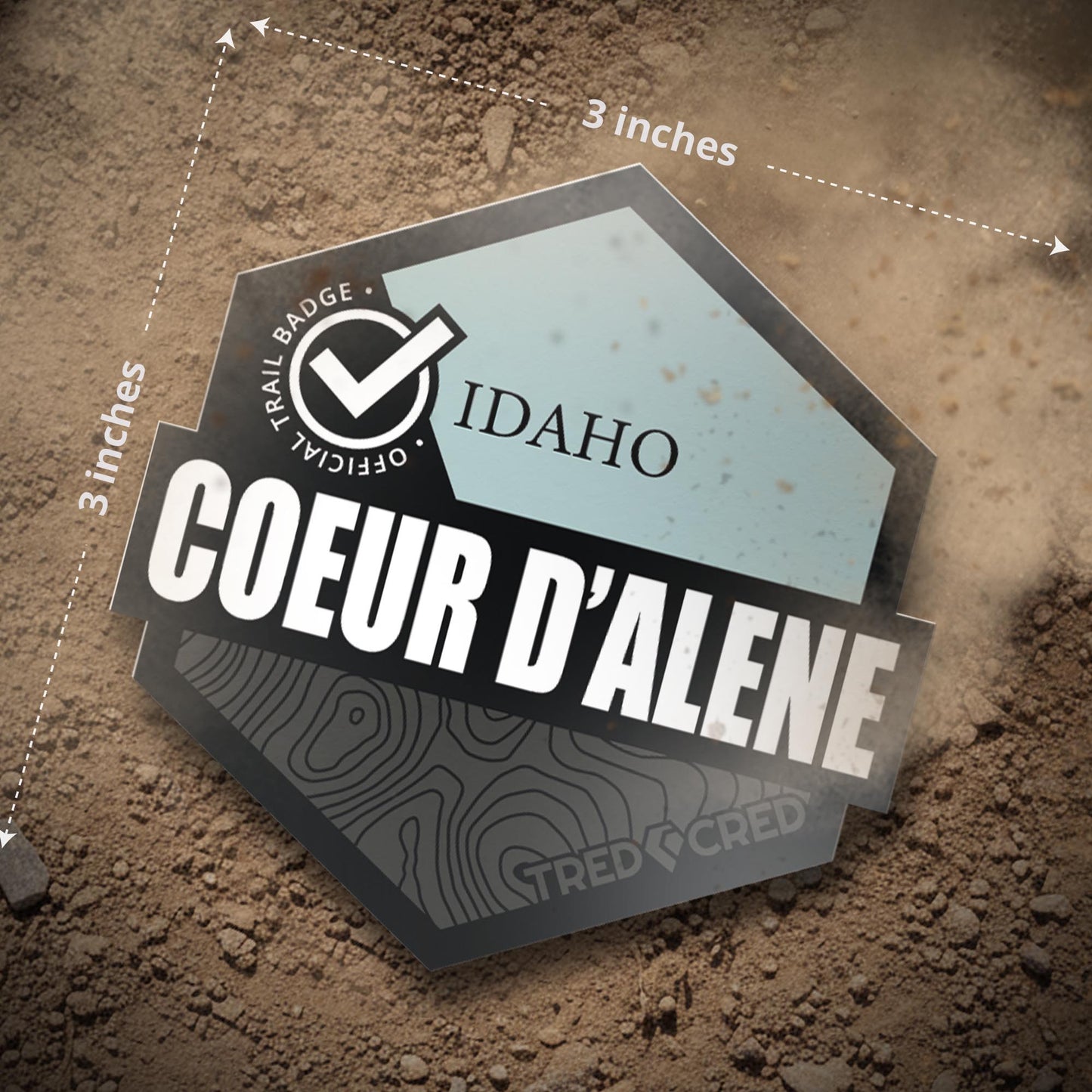 Sticker: Coeur d'Alene