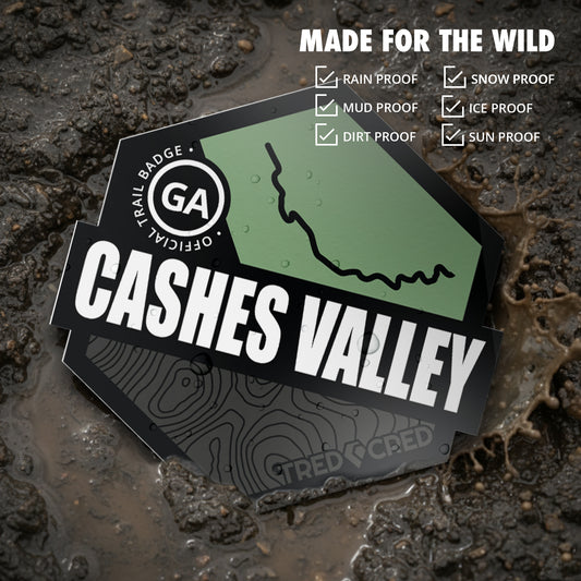 Sticker: Cashes Valley Road