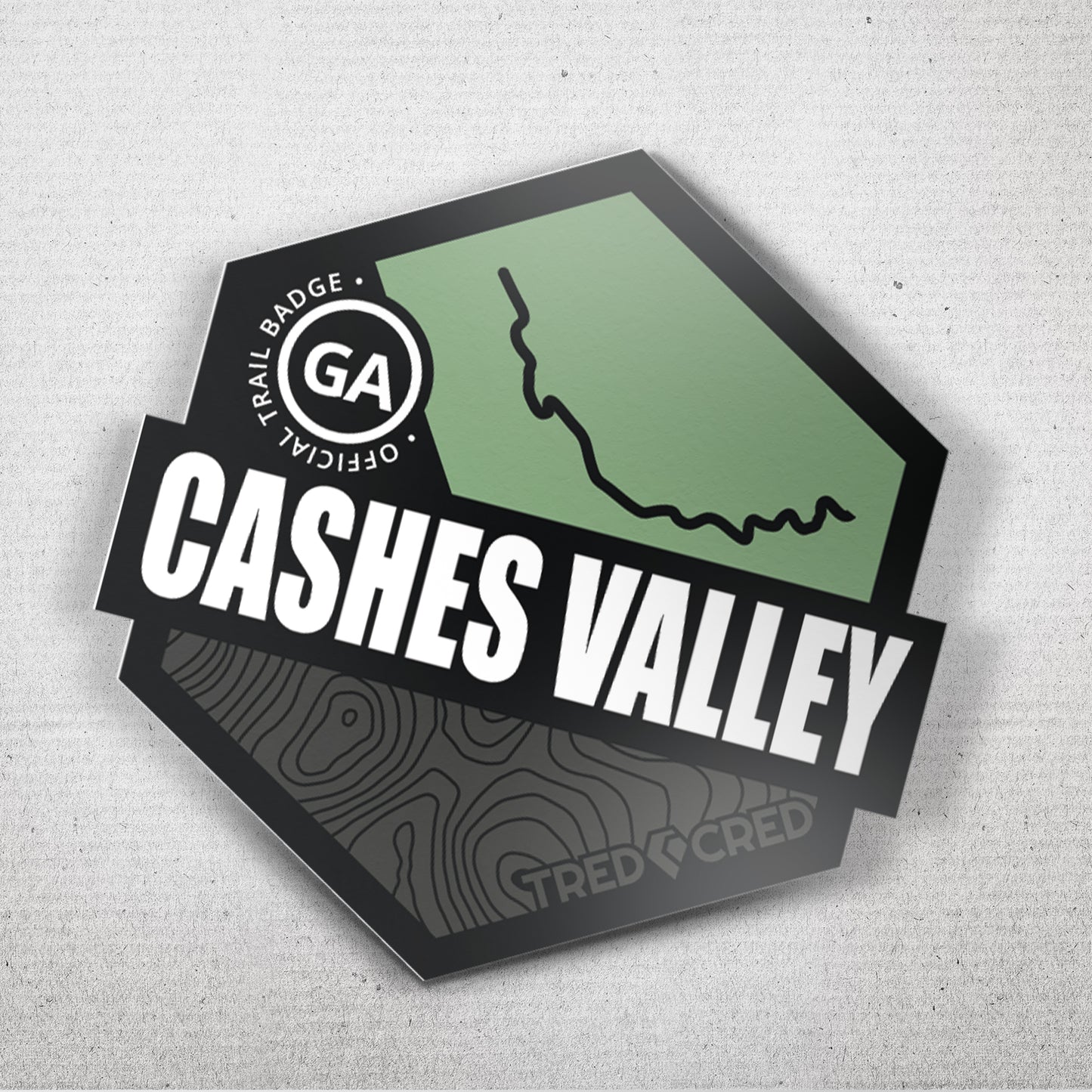 Sticker: Cashes Valley Road