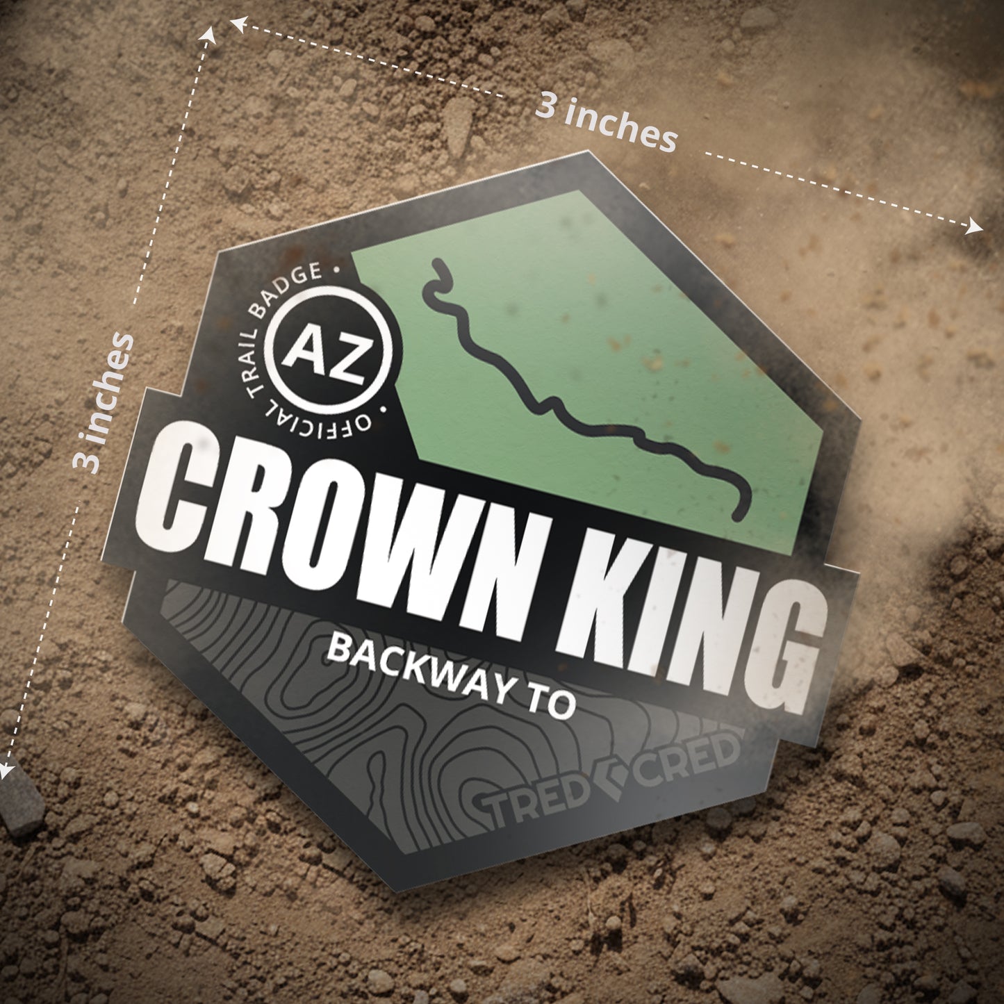 Sticker: Backway to Crown King