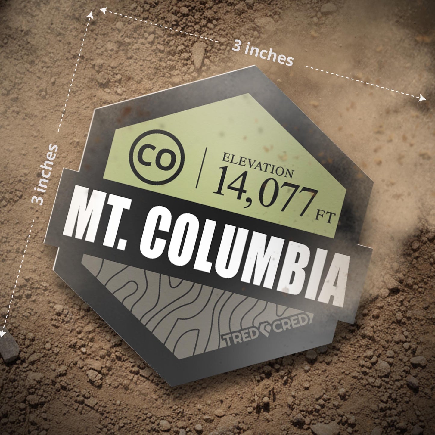 Sticker: Mount Columbia