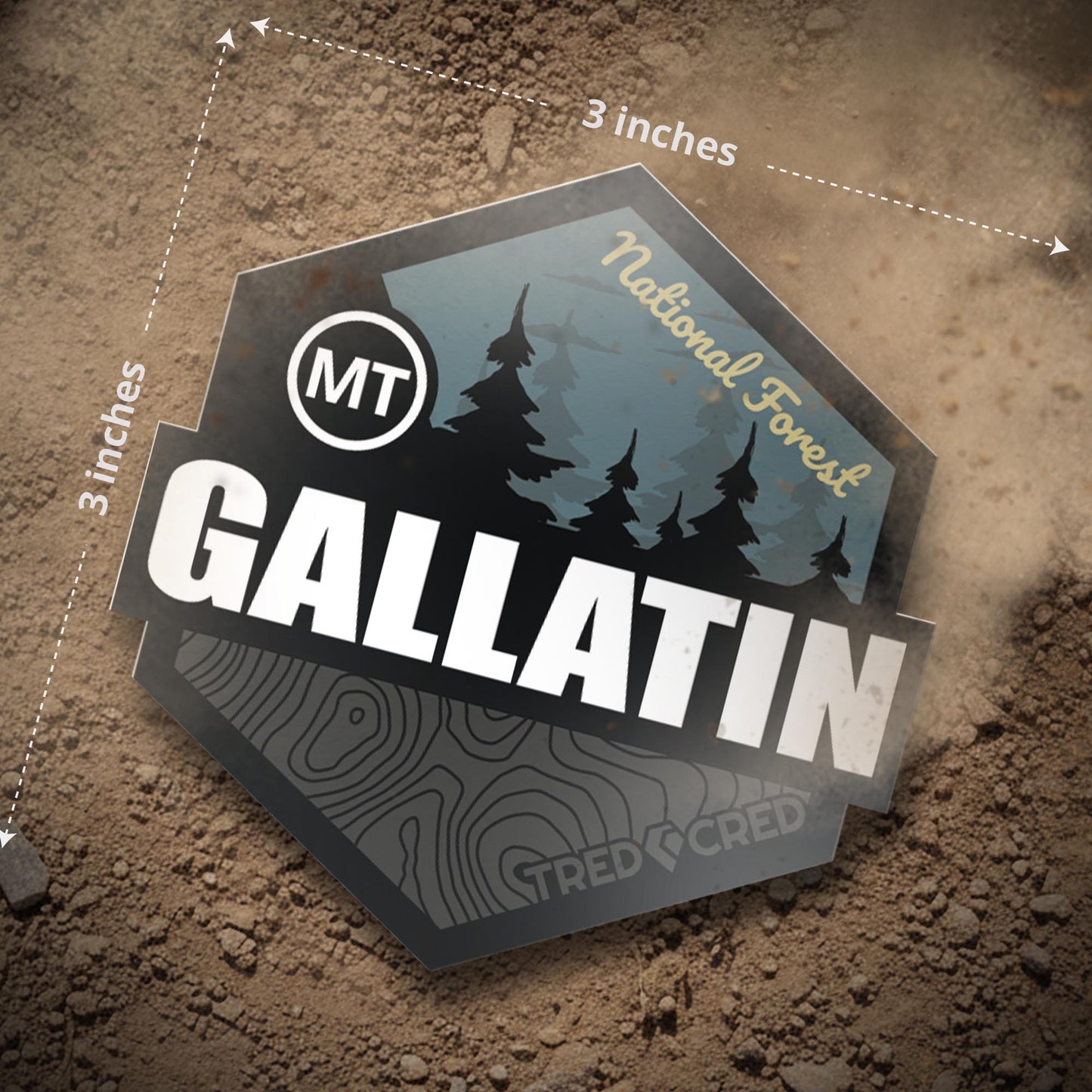 Sticker: Gallatin National Forest