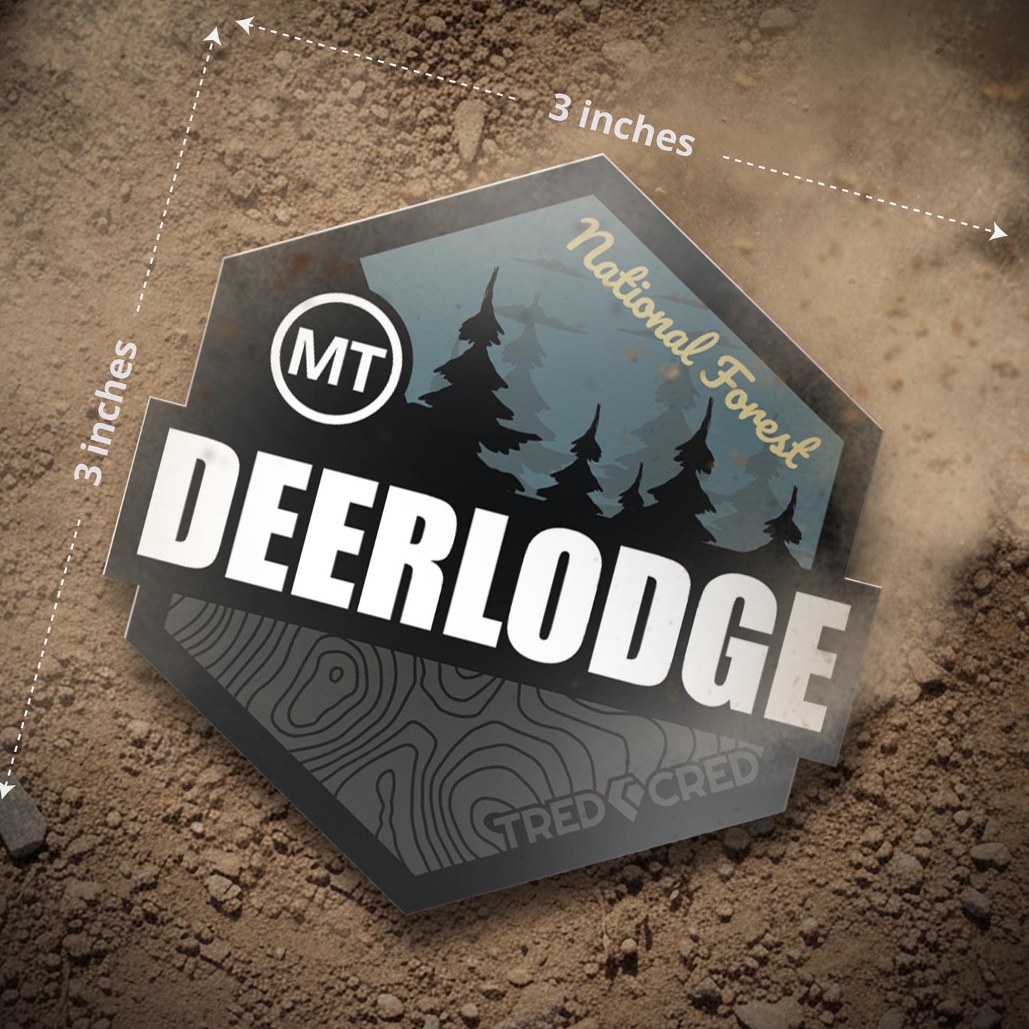 Sticker: Deerlodge National Forest