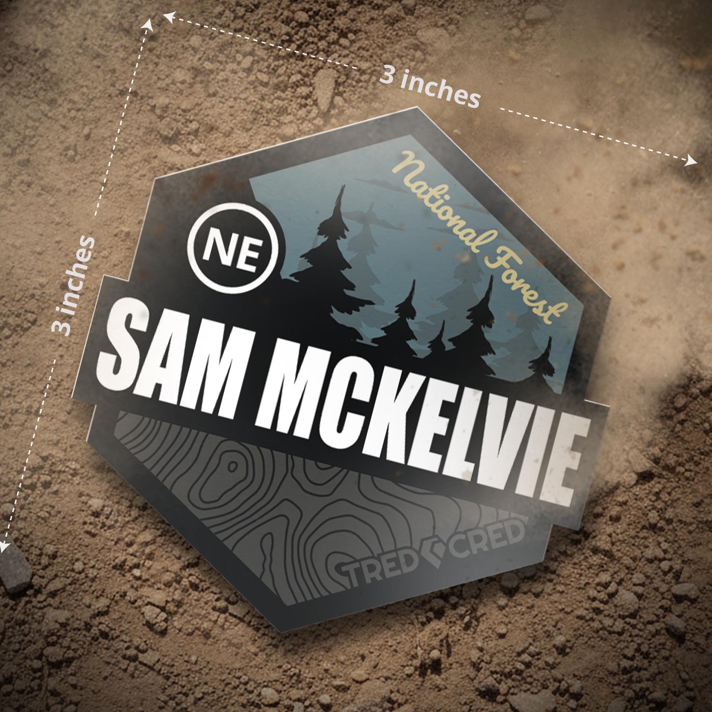 Sticker: Sam McKelvie National Forest