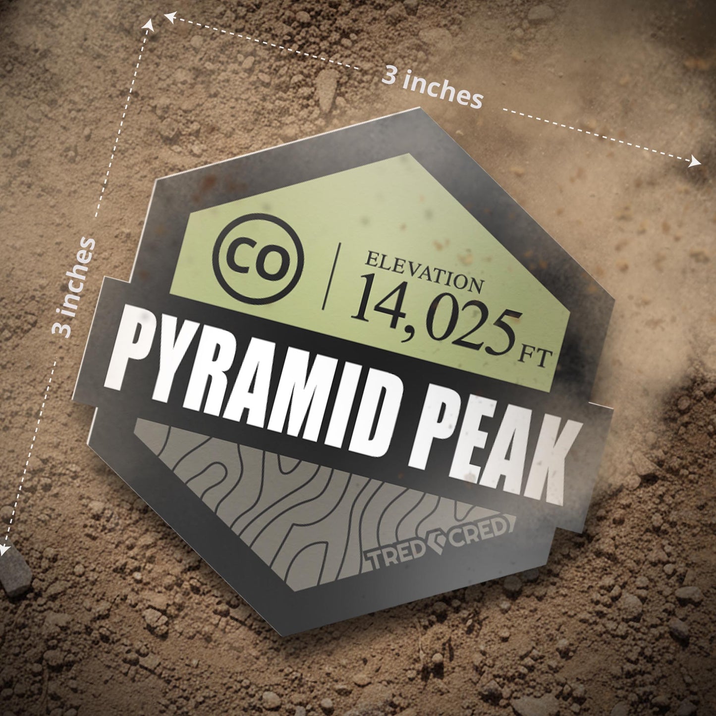 Sticker: Pyramid Peak
