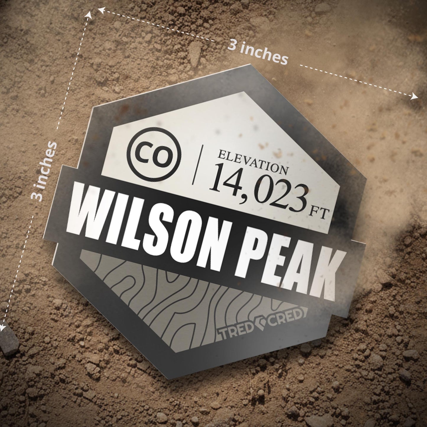 Sticker: Wilson Peak