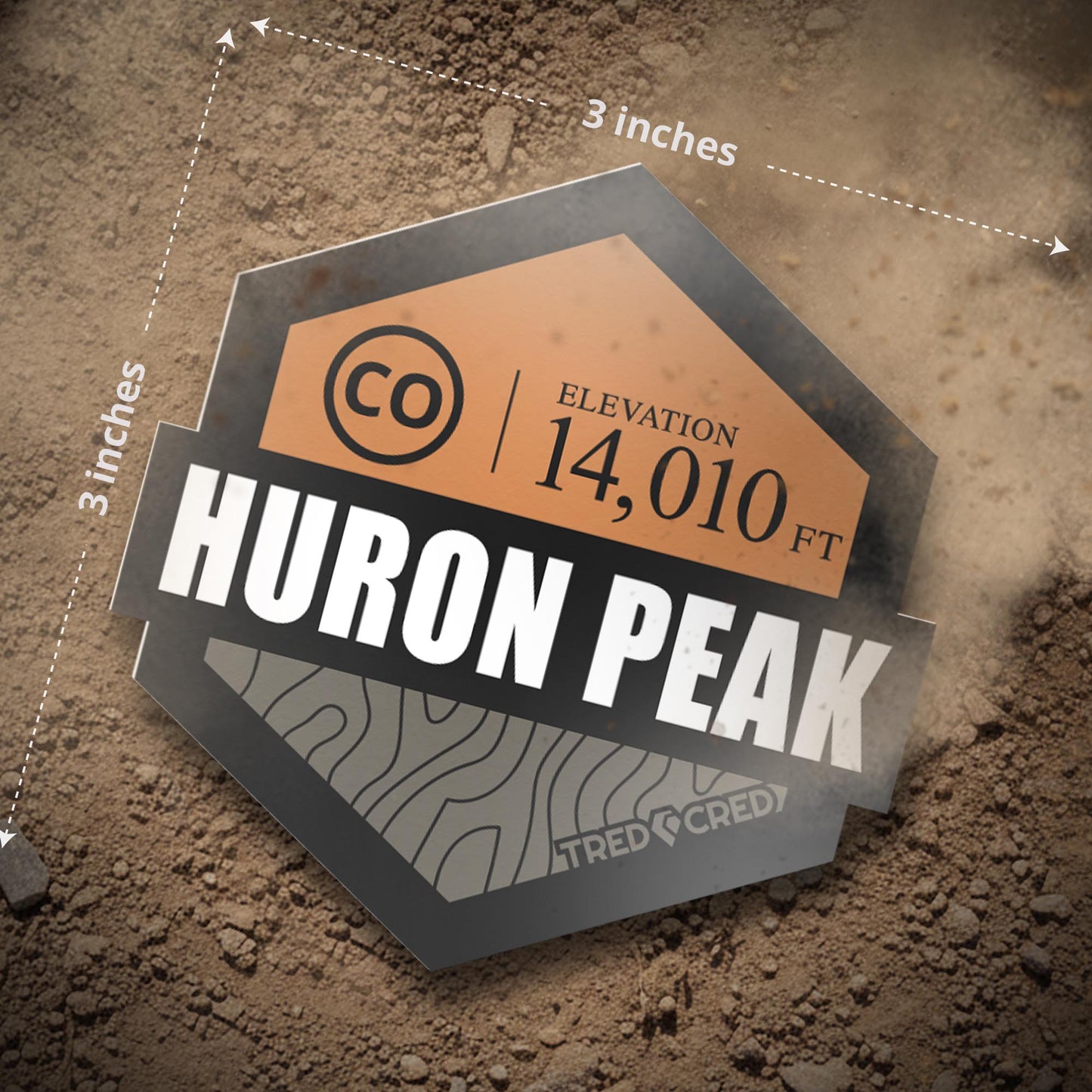 Sticker: Huron Peak