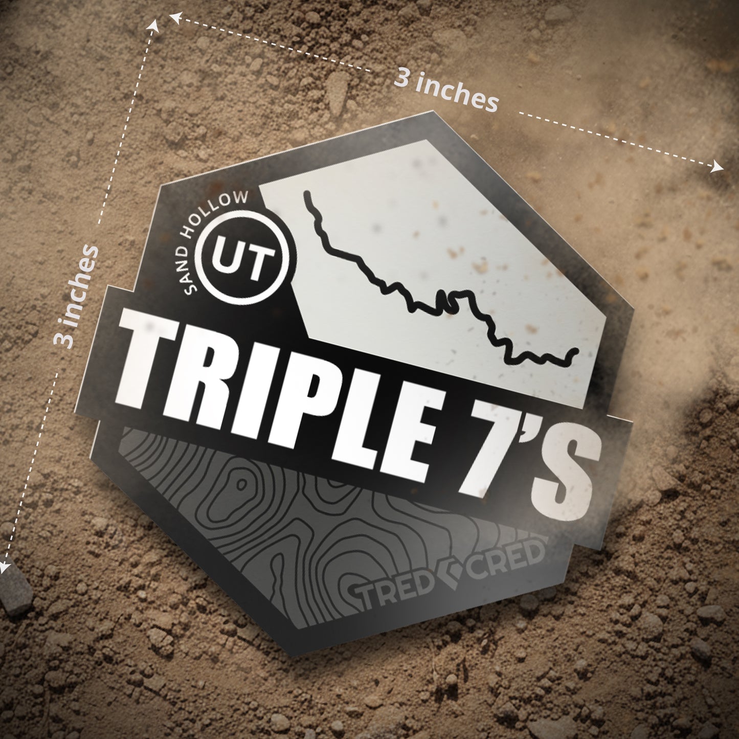 Sticker: Triple 7s