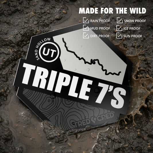 Sticker: Triple 7s