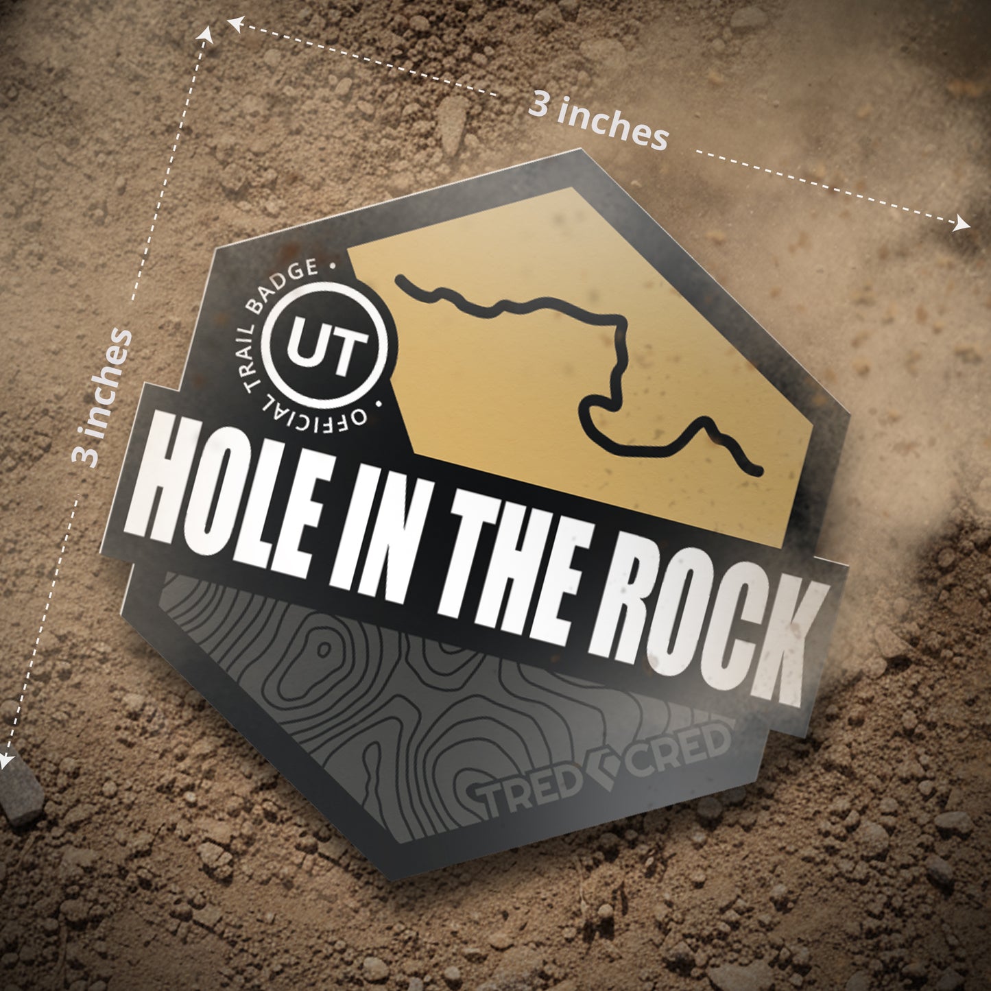 Sticker: Hole in the Rock