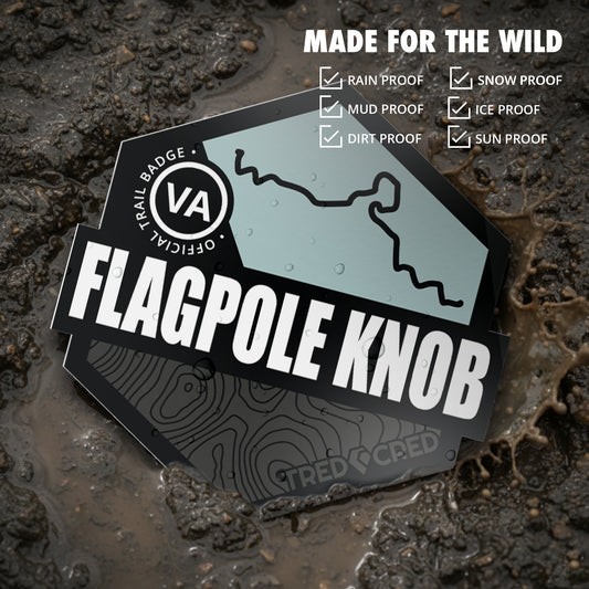 Sticker: Flagpole Knob