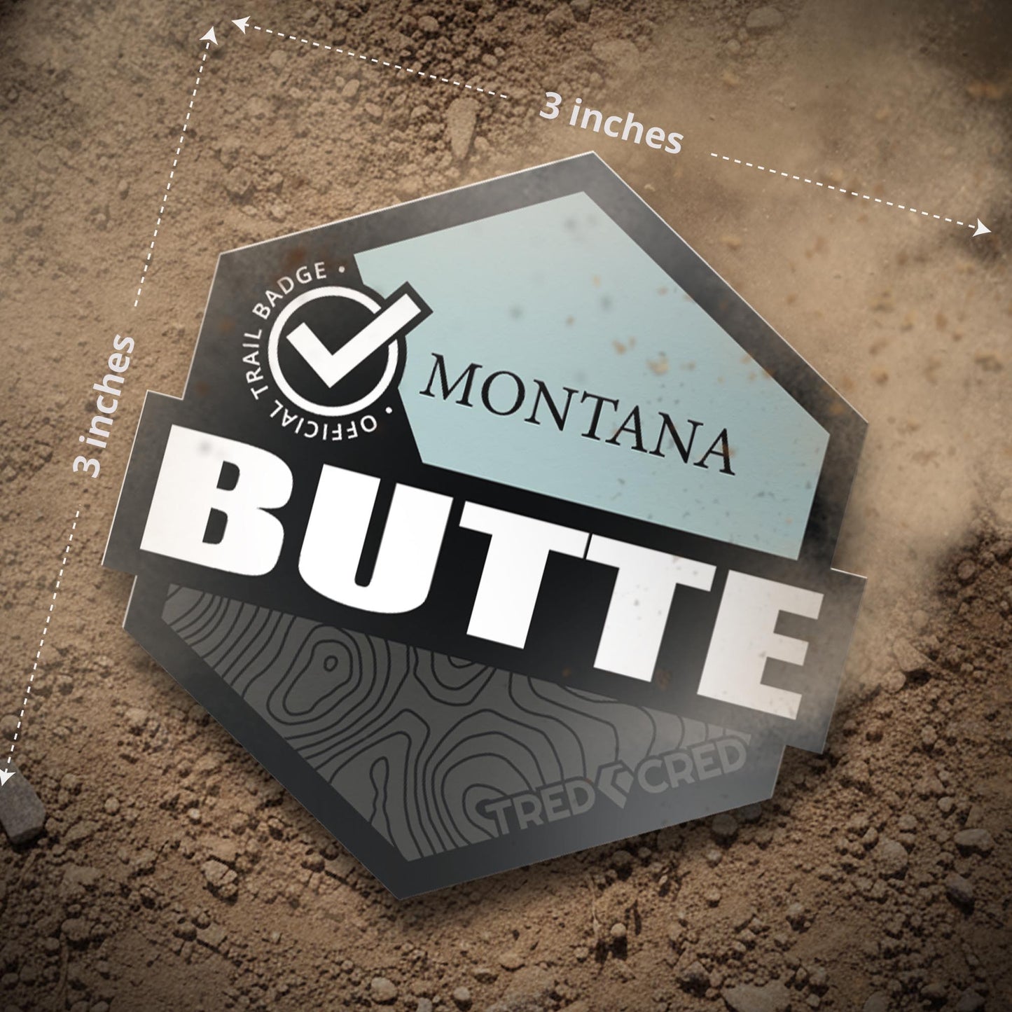 Sticker: Butte