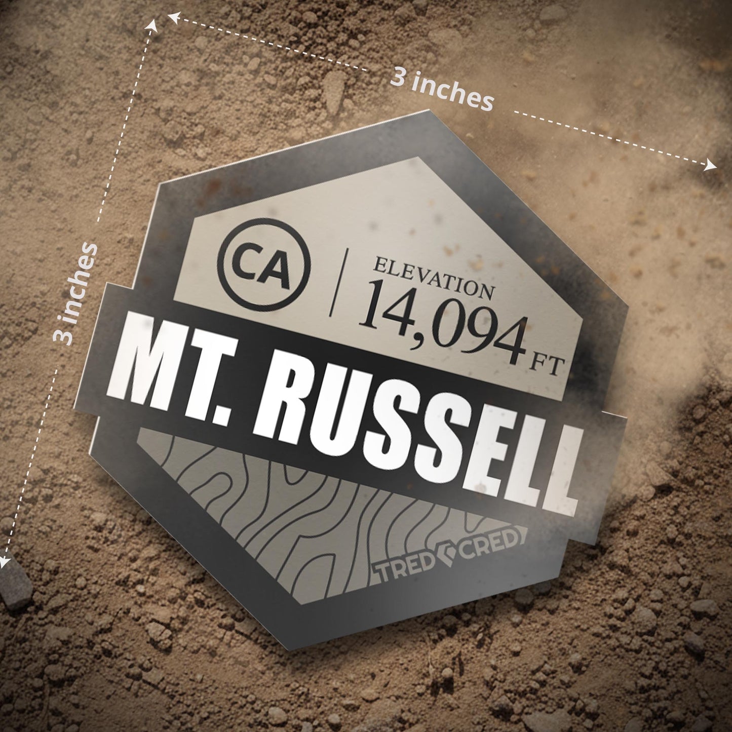 Sticker: Mount Russell