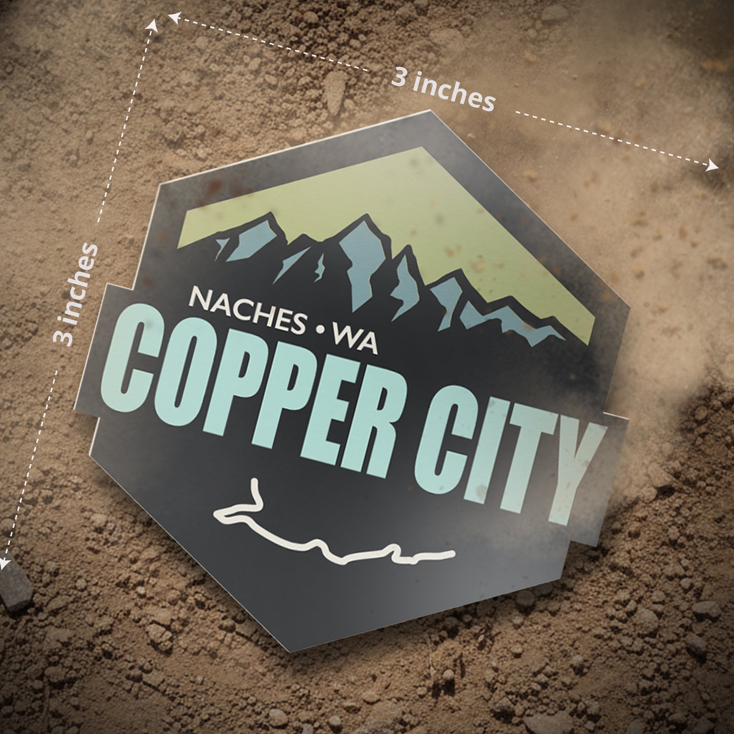 Sticker: Copper City