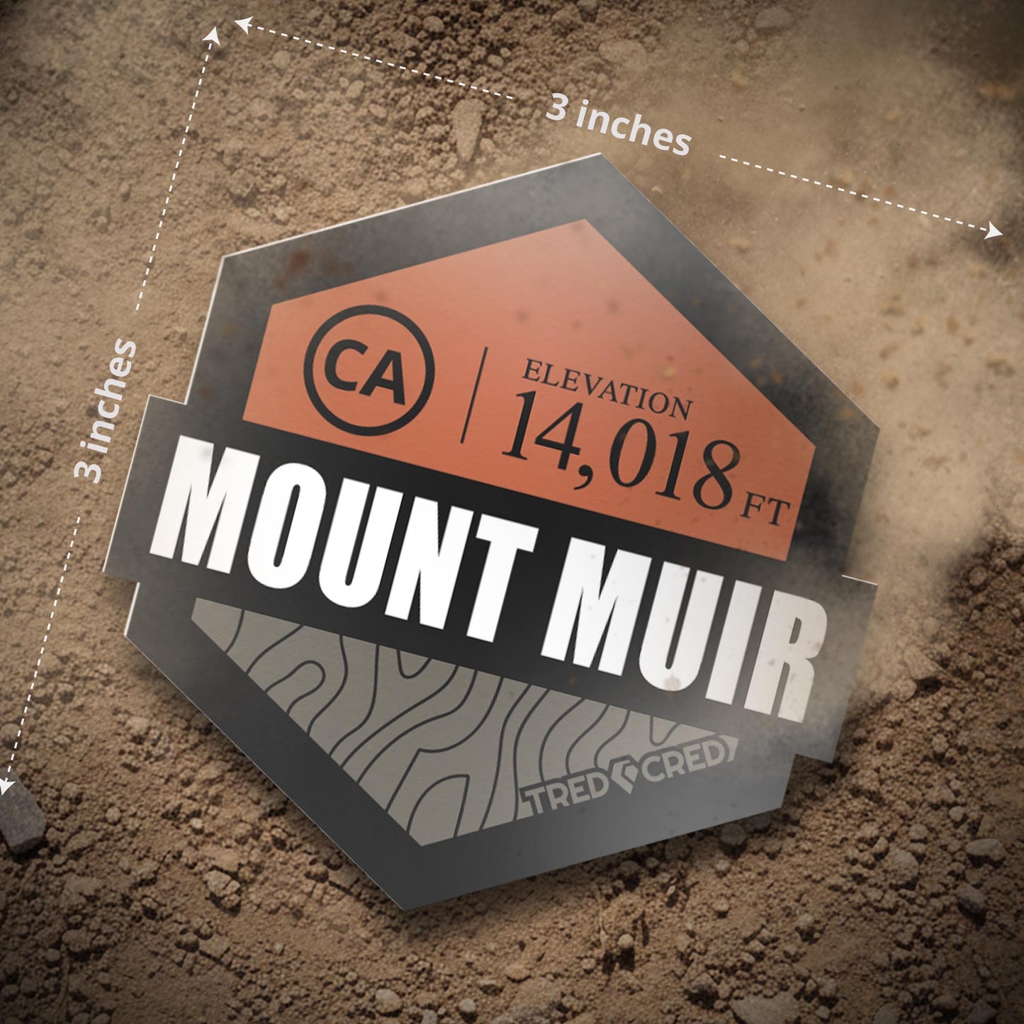 Sticker: Mount Muir