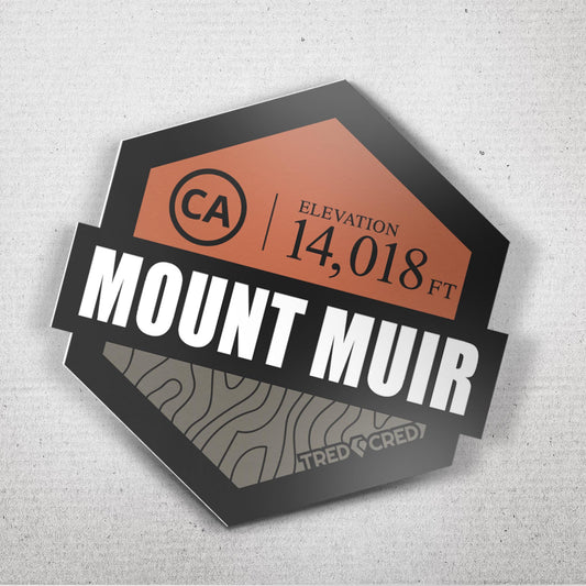 Sticker: Mount Muir