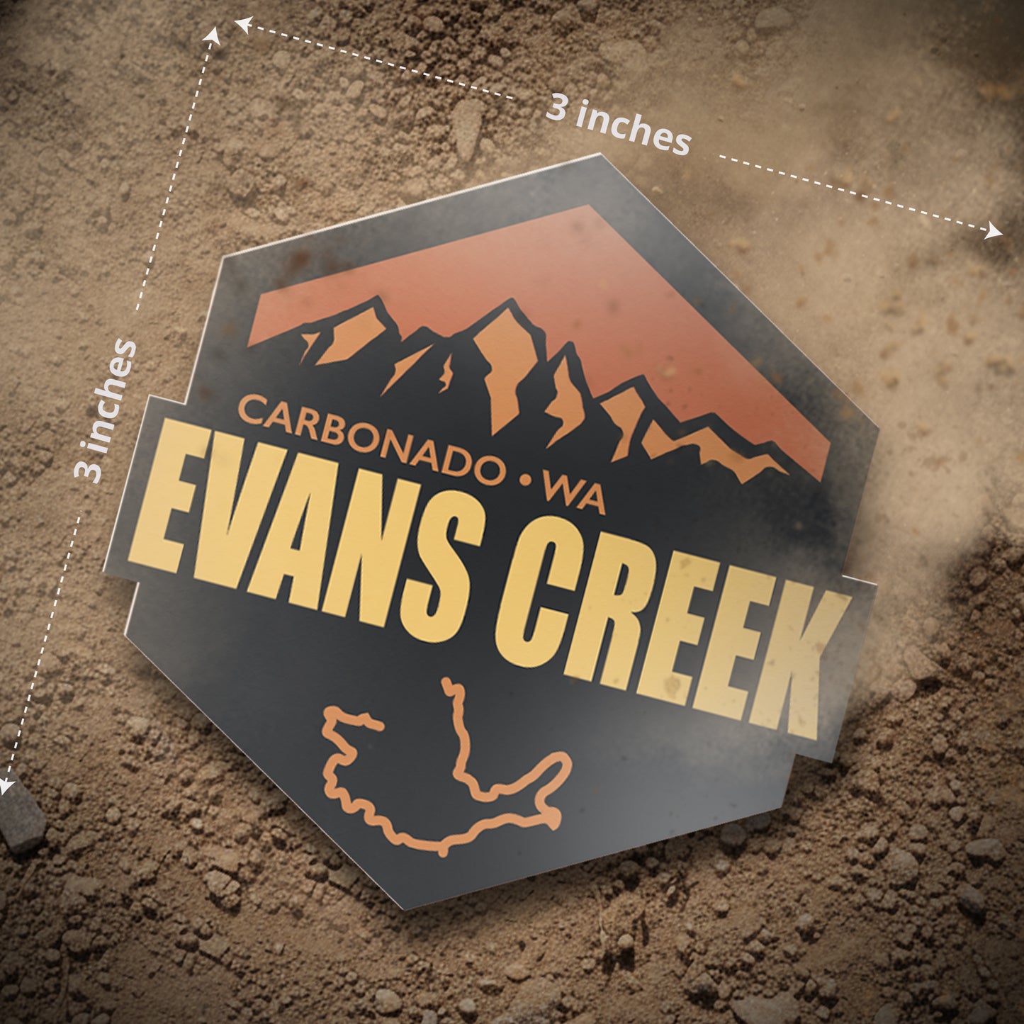 Sticker: Evans Creek