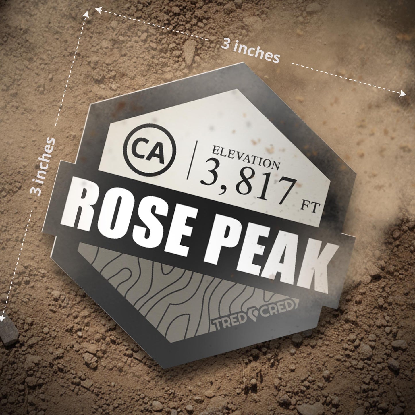 Sticker: Rose Peak