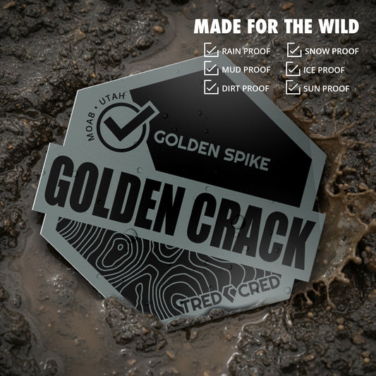Sticker: Golden Crack