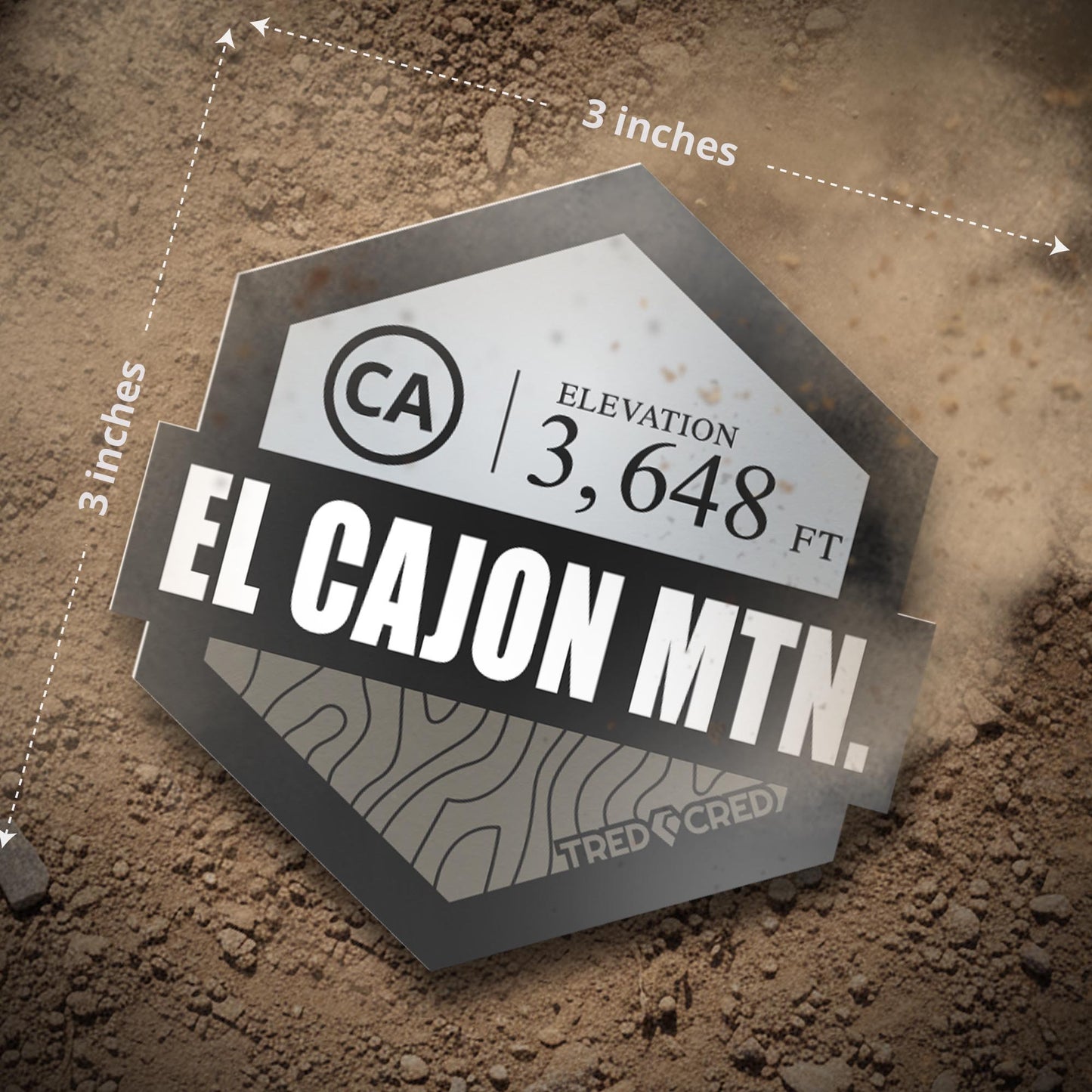 Sticker: El Cajon Mountain