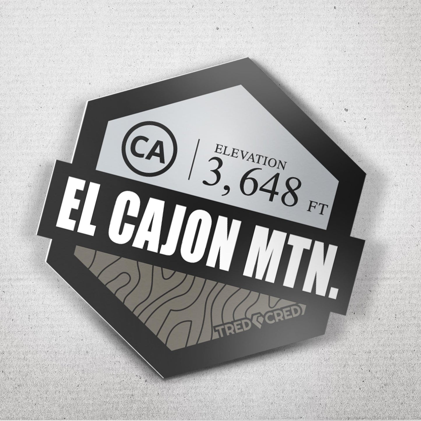 Sticker: El Cajon Mountain