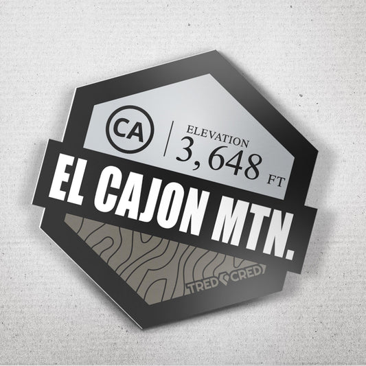 Sticker: El Cajon Mountain