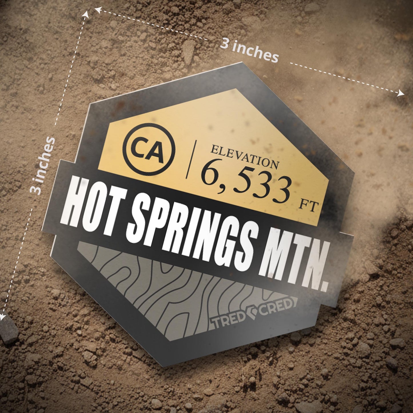 Sticker: Hot Springs Mountain