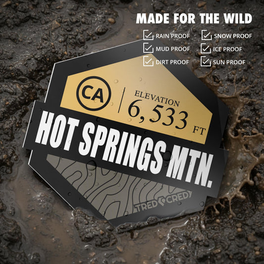 Sticker: Hot Springs Mountain