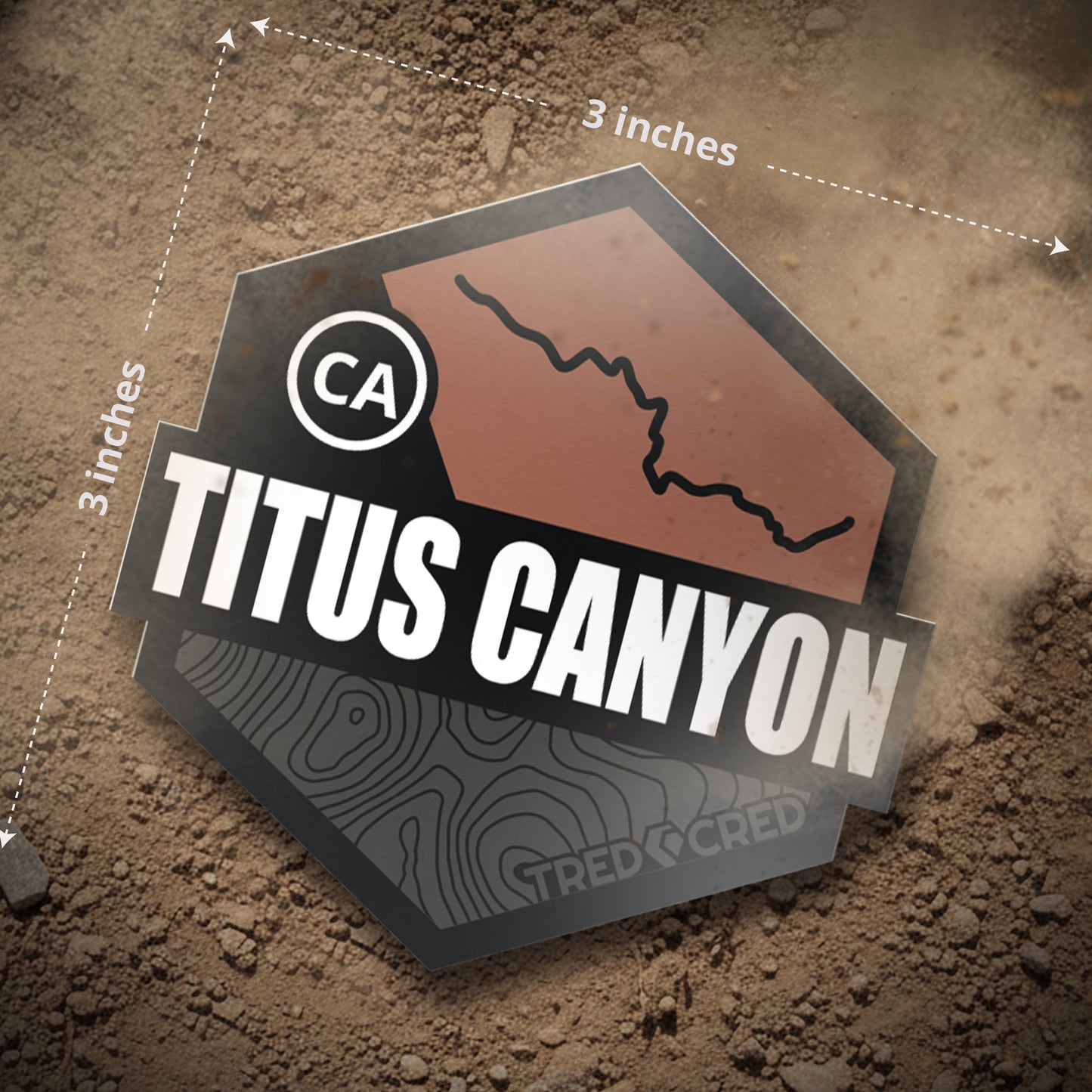 Sticker: Titus Canyon
