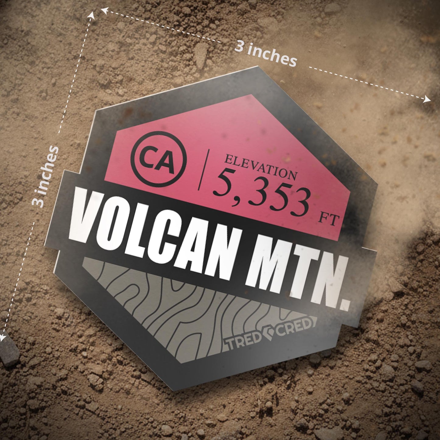 Sticker: Volcan Mountain