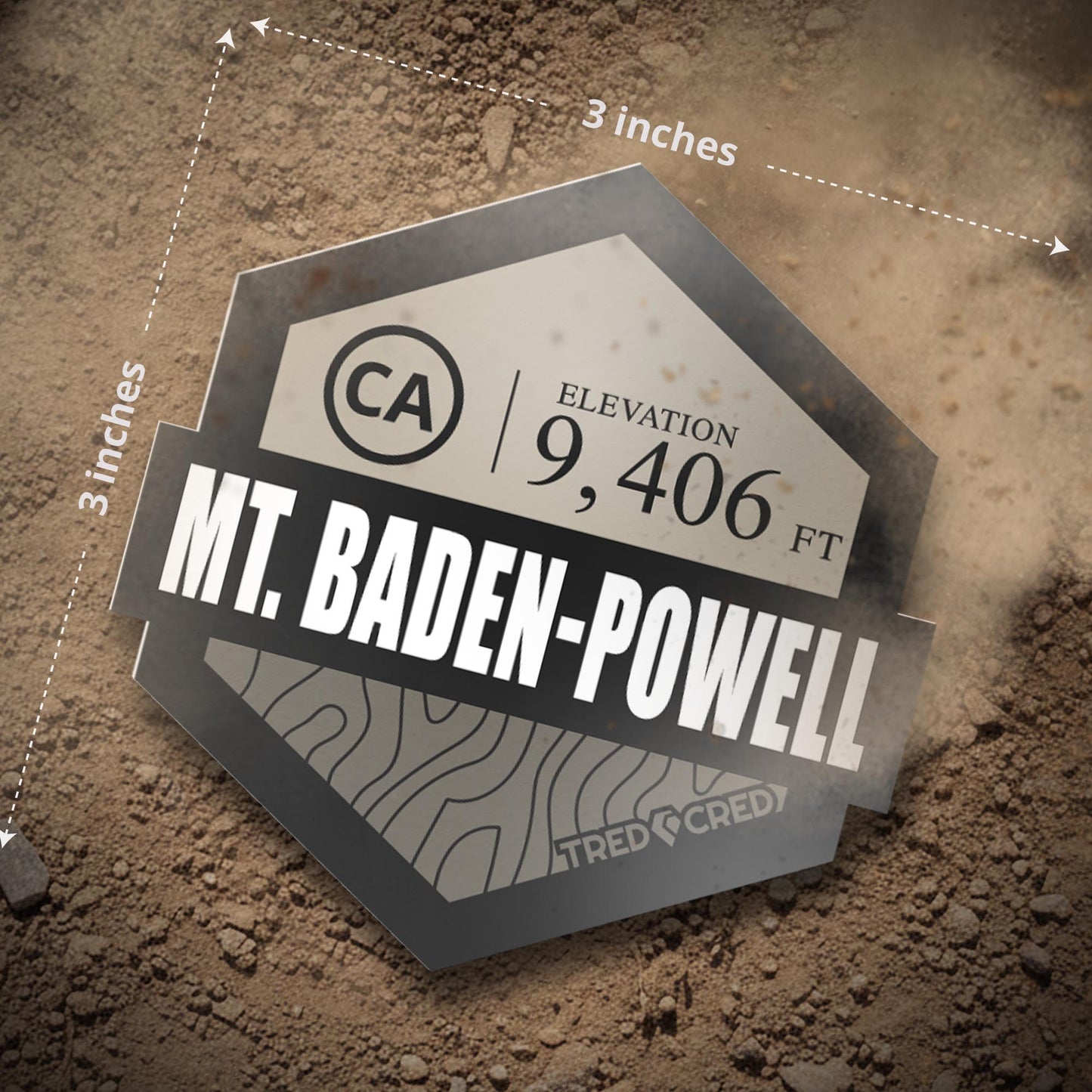 Sticker: Mount Baden-Powell