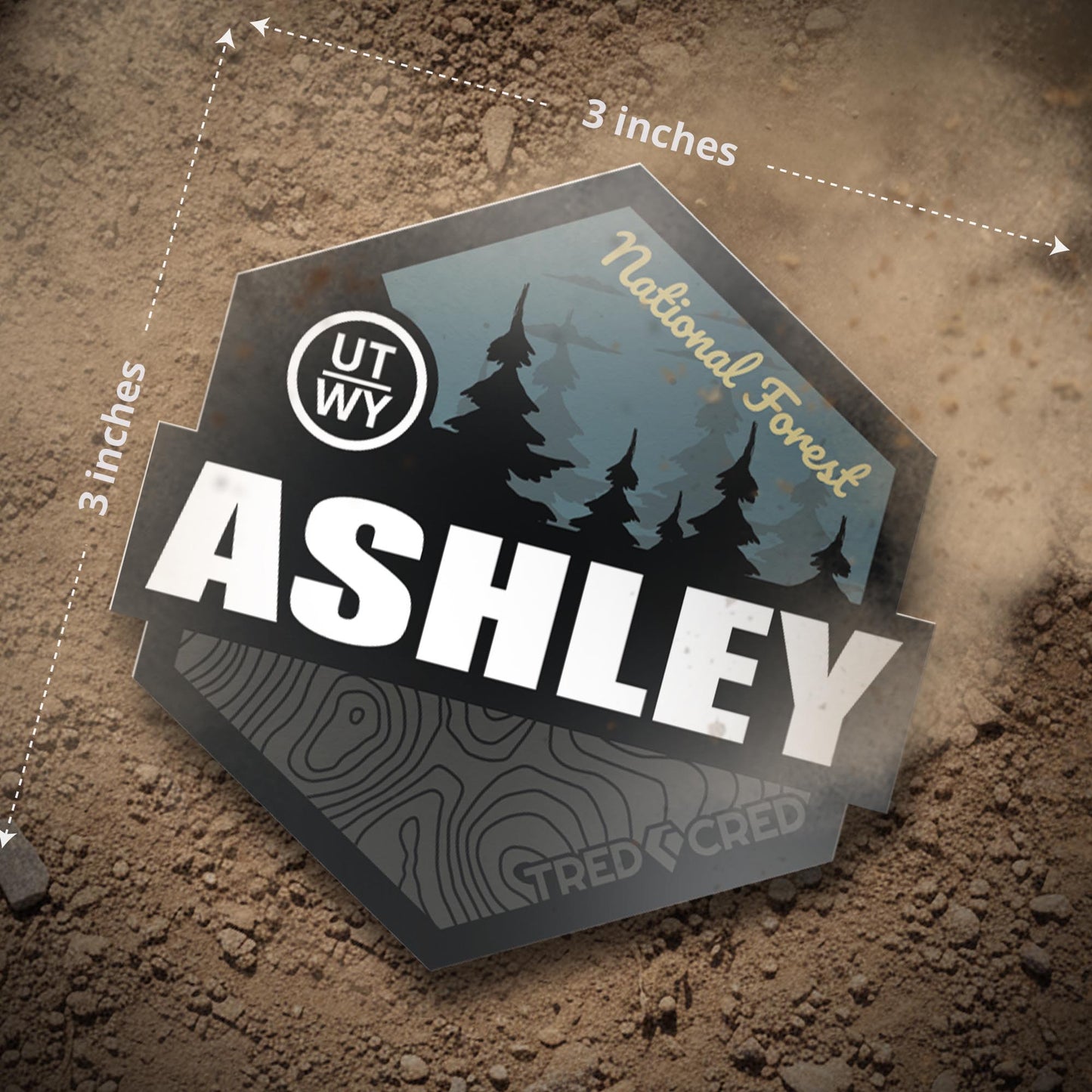 Sticker: Ashley National Forest