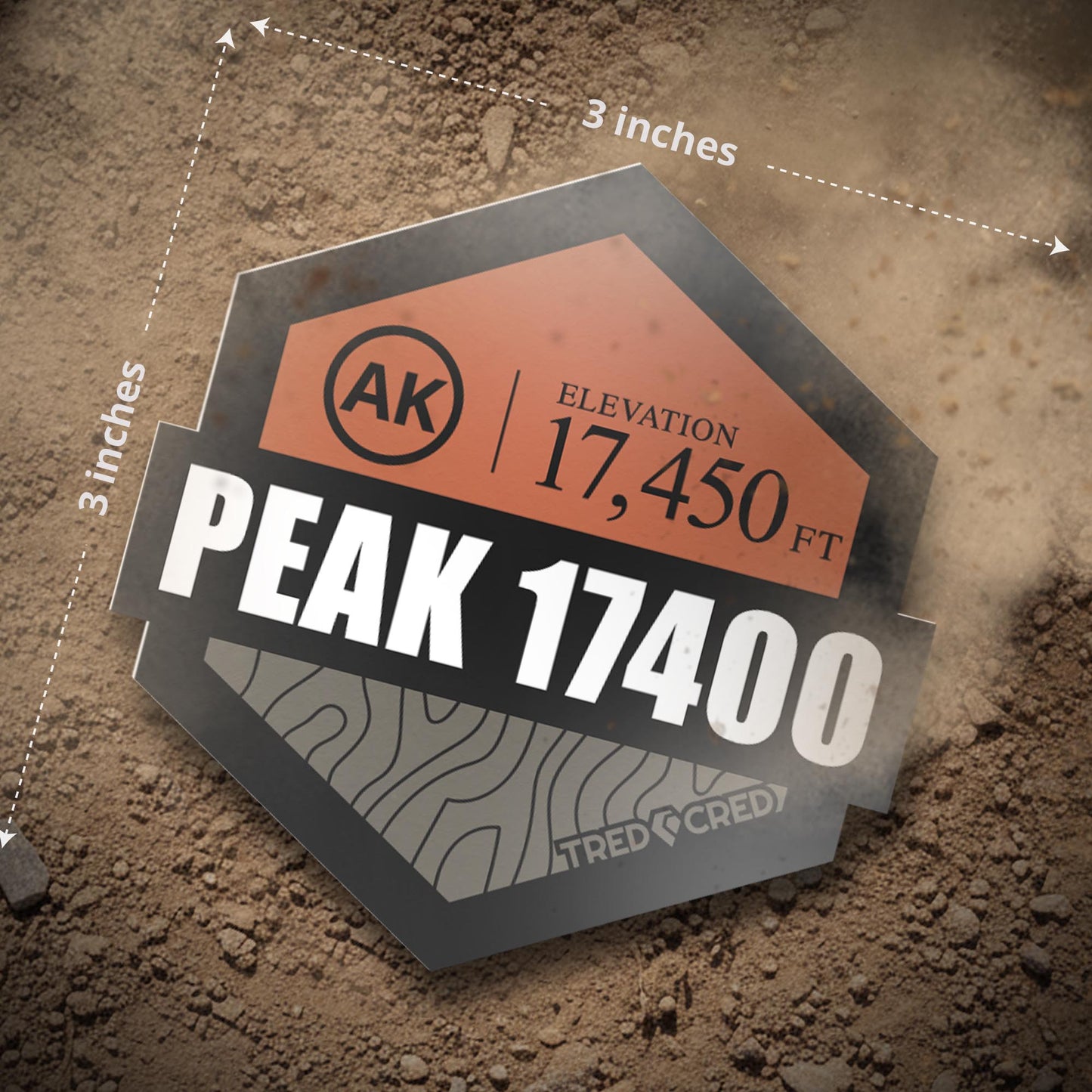 Sticker: Peak 17400