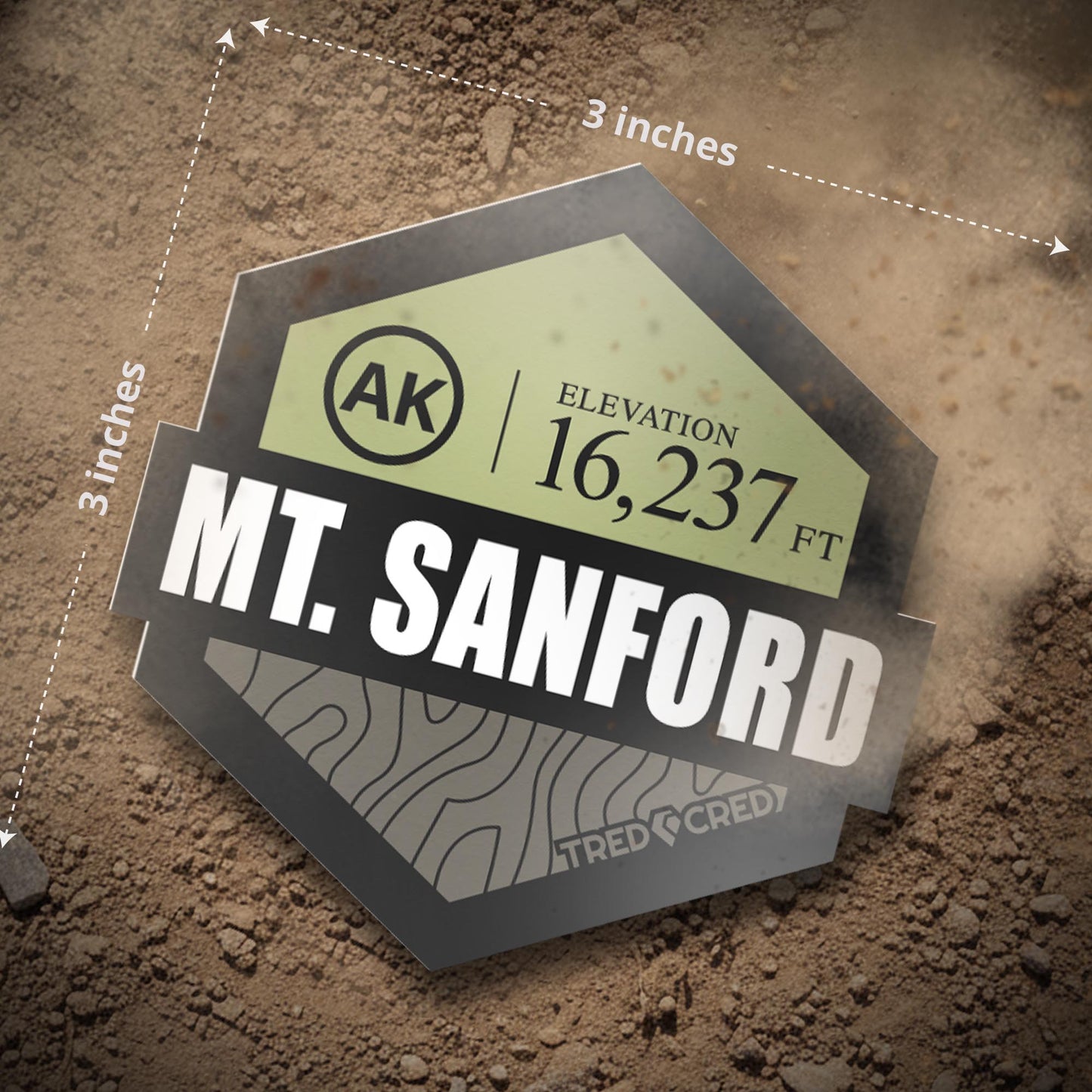 Sticker: Mount Sanford