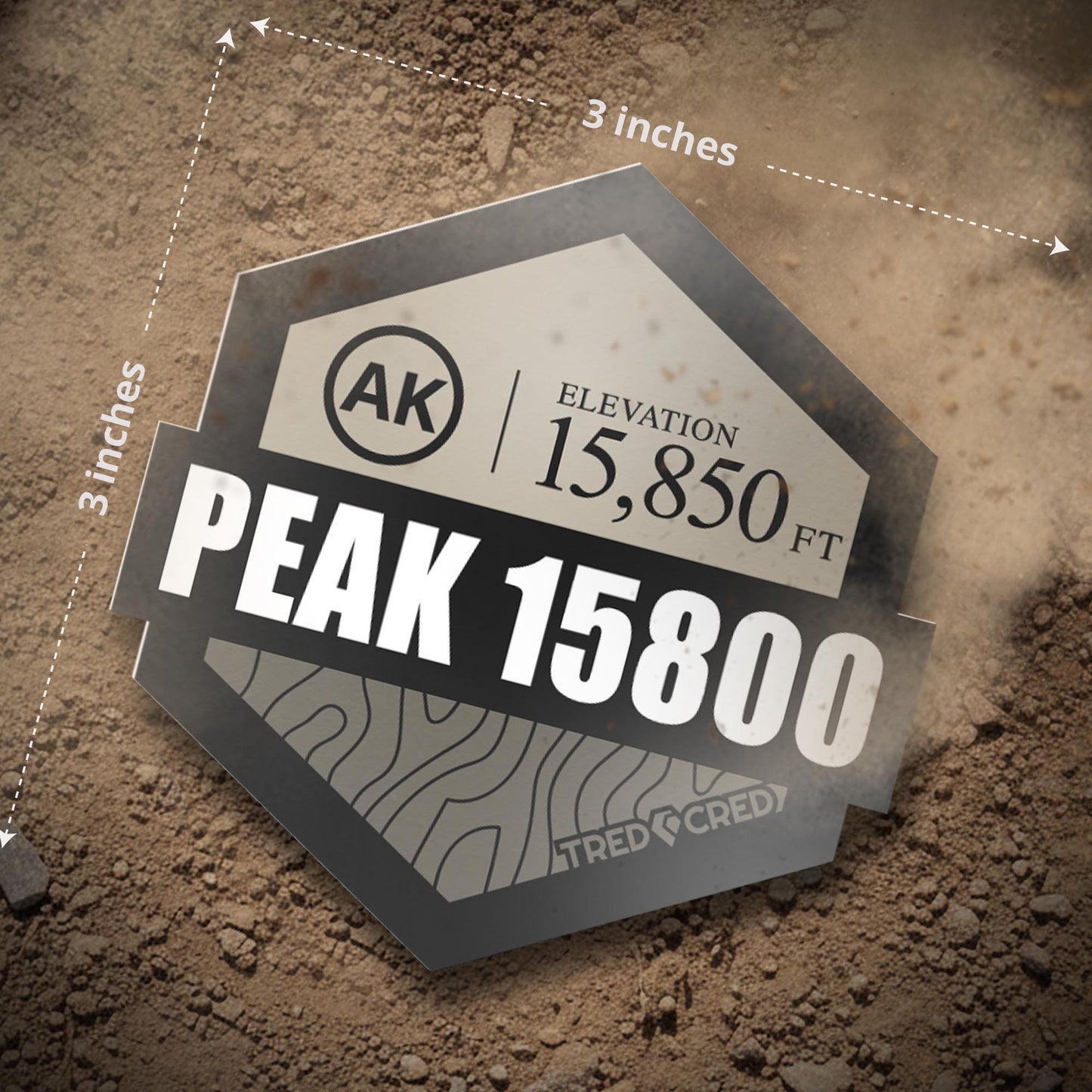 Sticker: Peak 15800