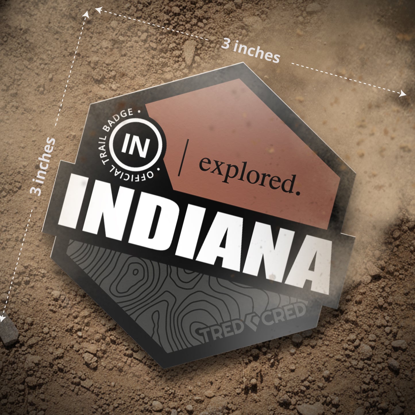 Sticker: Indiana