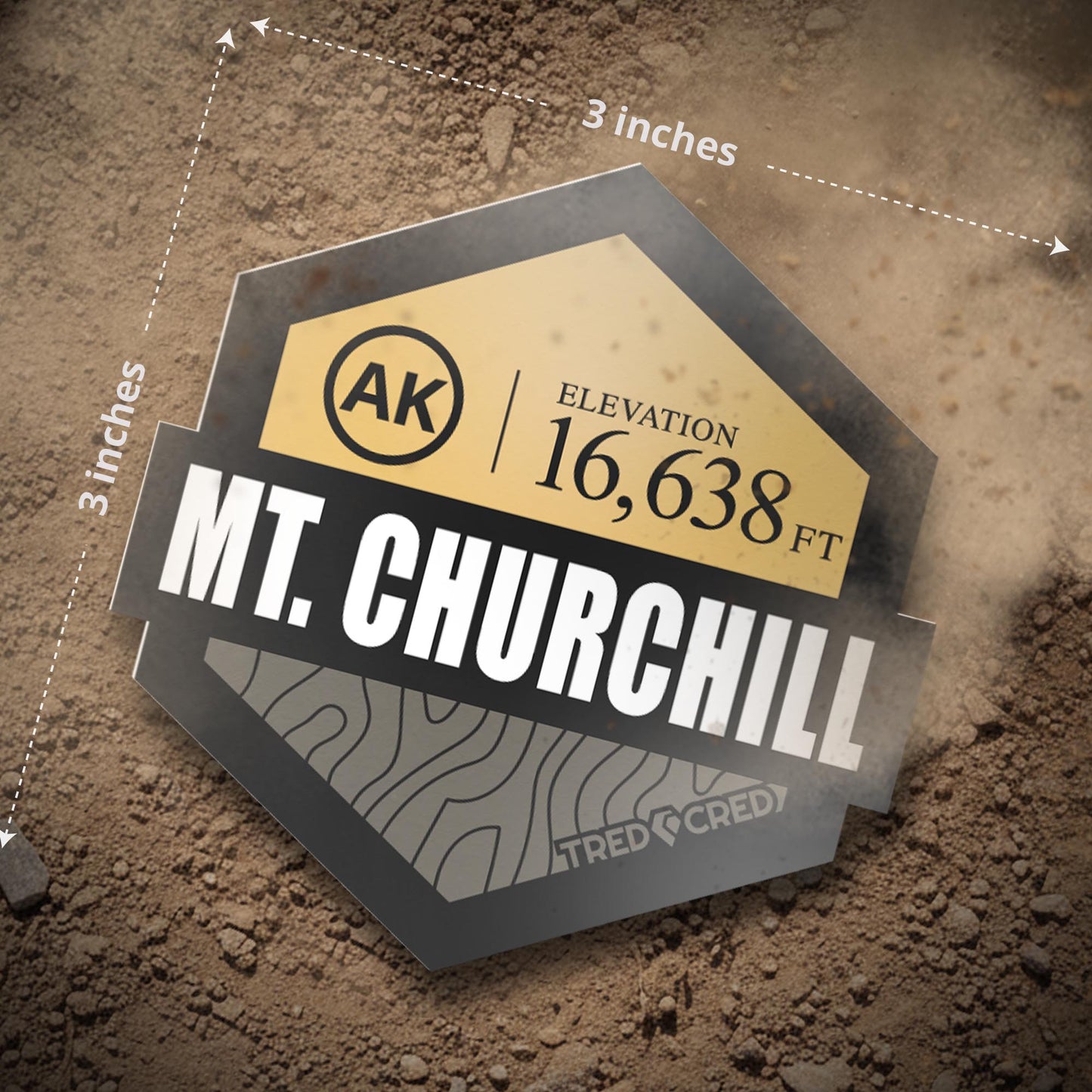 Sticker: Mount Churchill
