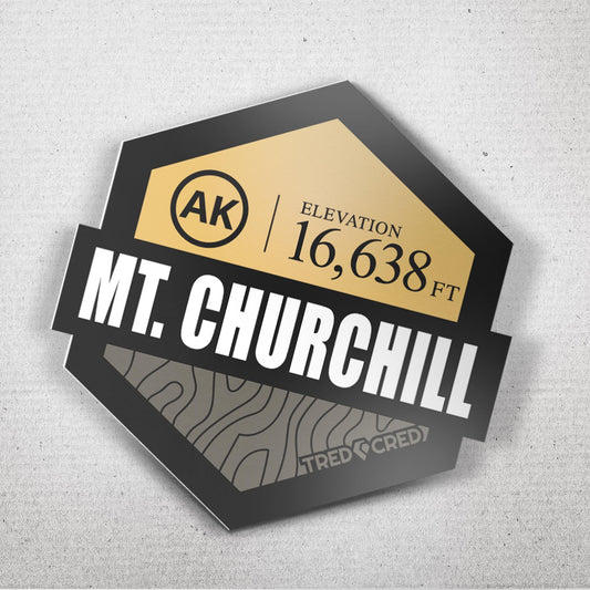 Sticker: Mount Churchill