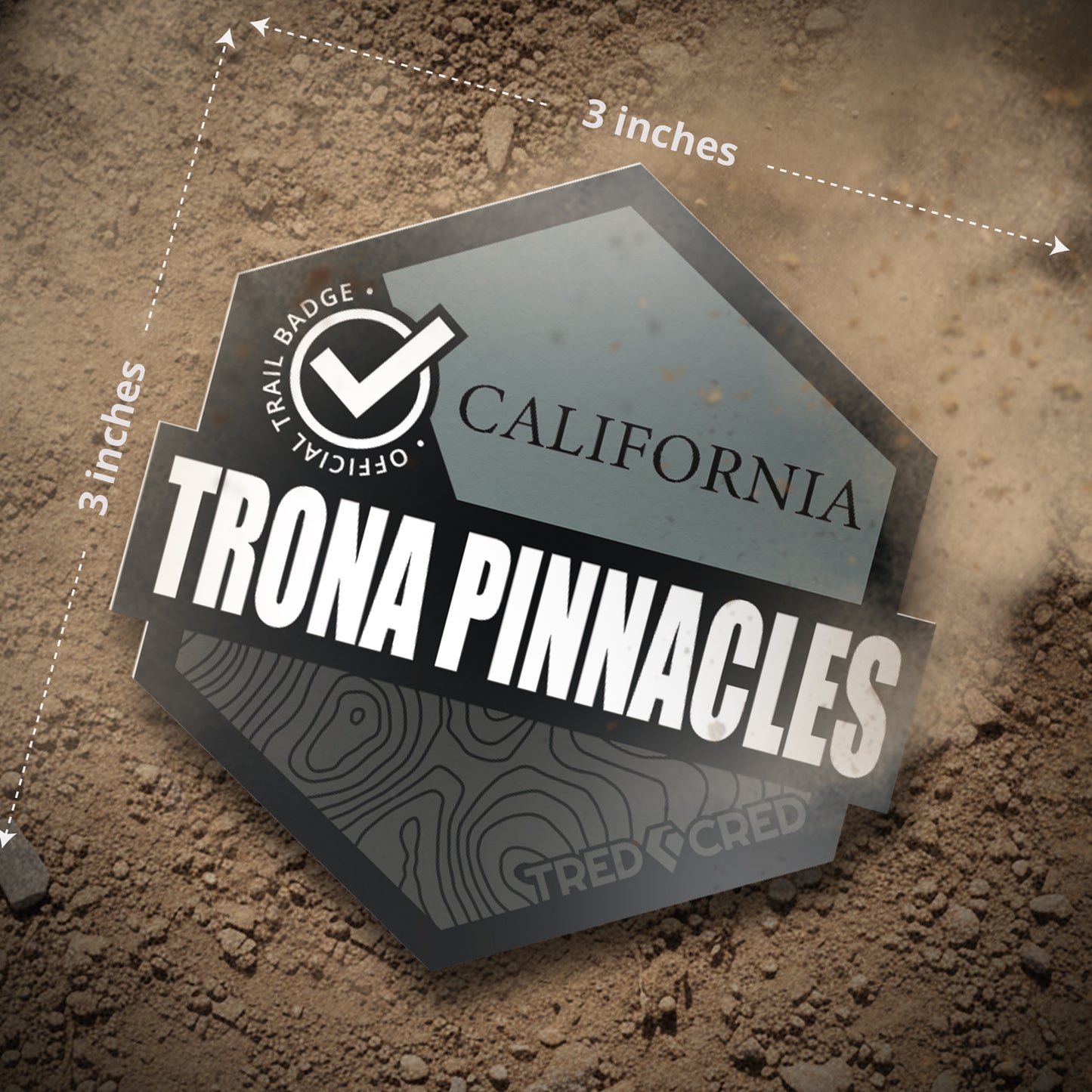 Sticker: Trona Pinnacles