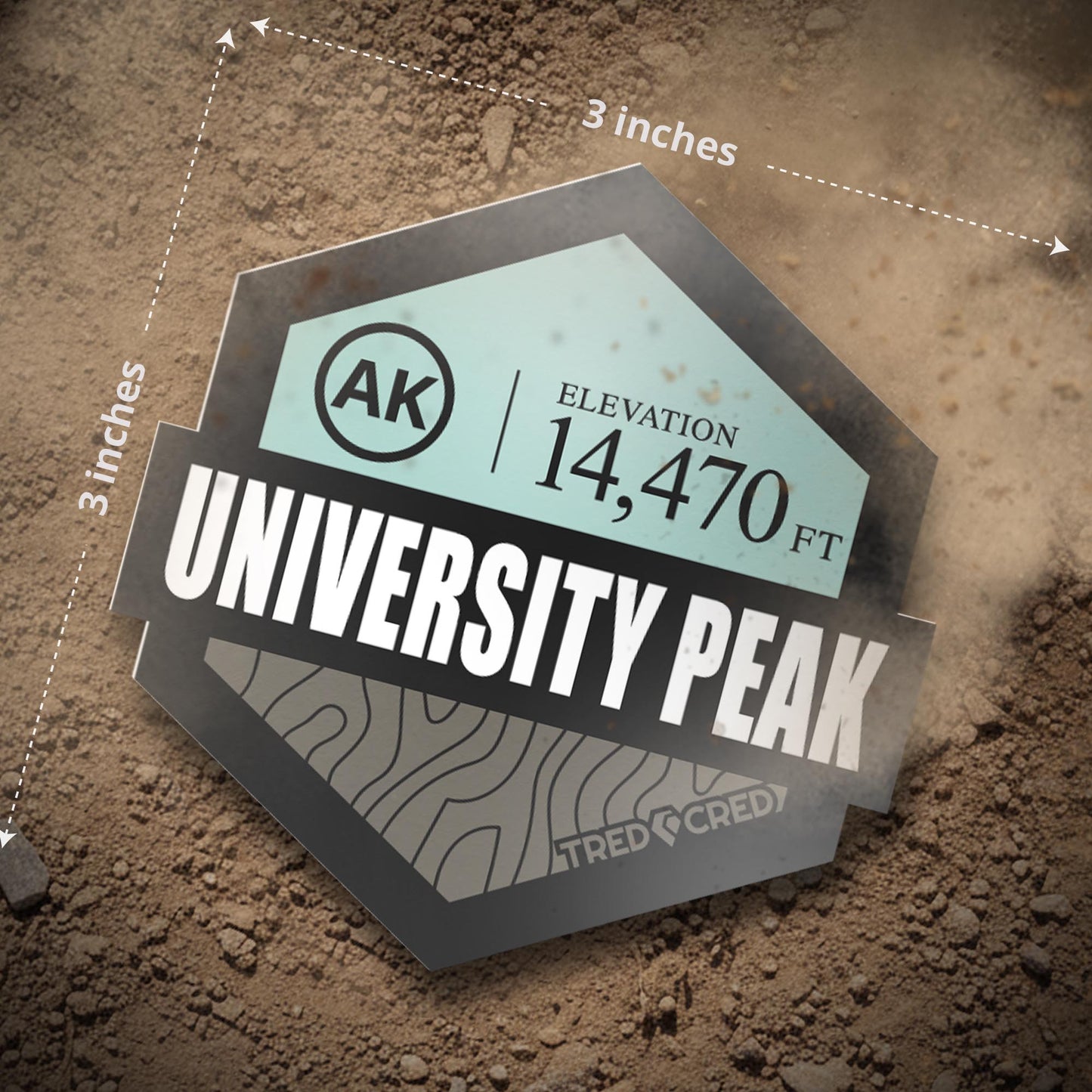 Sticker: University Peak