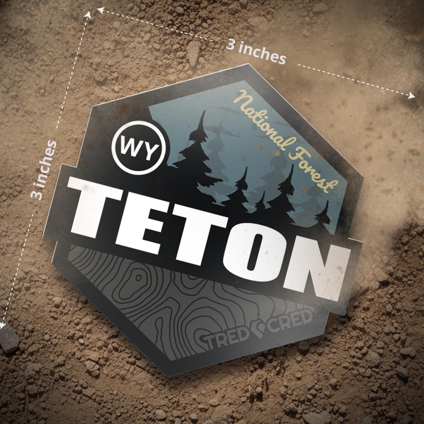 Sticker: Teton National Forest