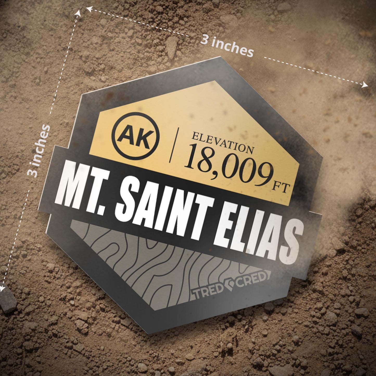 Sticker: Mount Saint Elias