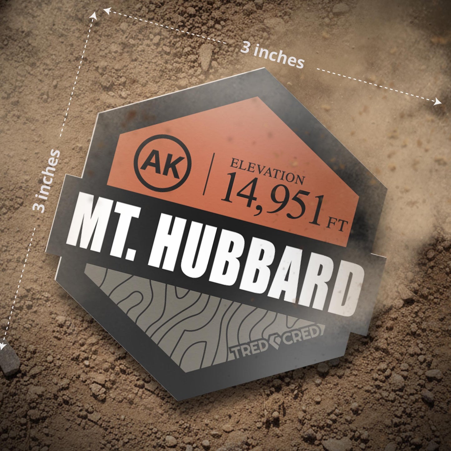 Sticker: Mount Hubbard