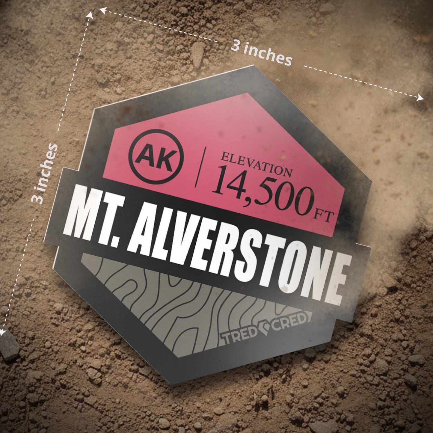 Sticker: Mount Alverstone