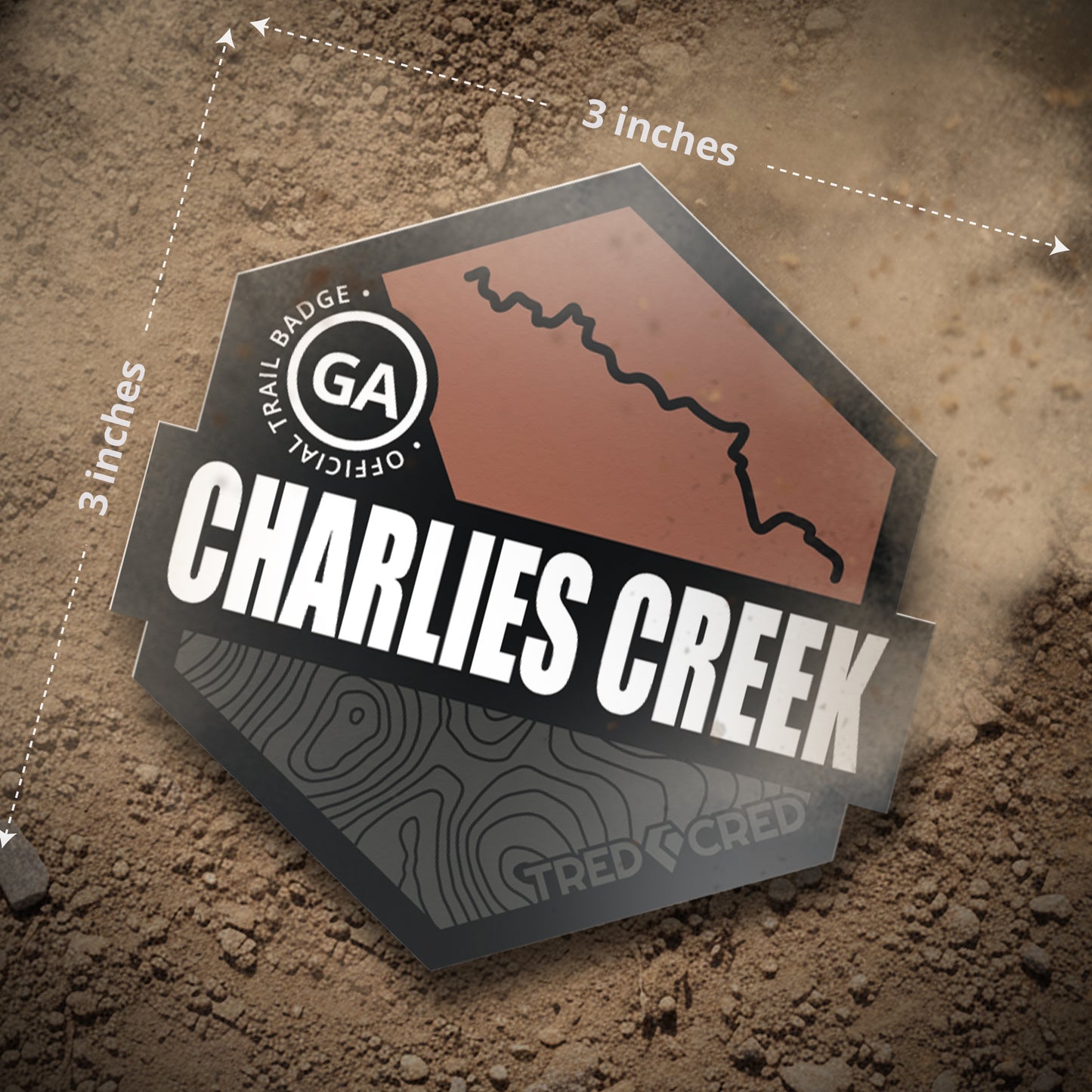 Sticker: Charlies Creek